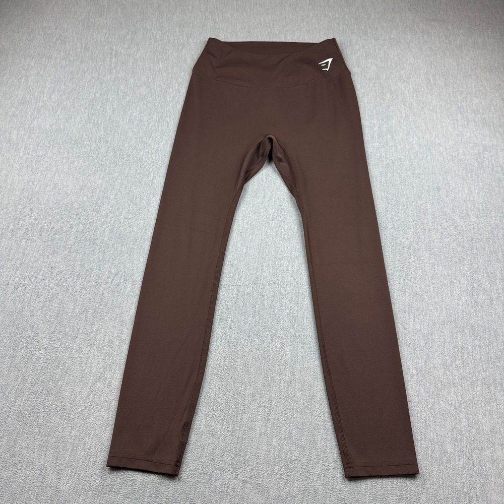 Gymshark Leggings Womens Large Brown High Rise Training Workout Gym Yoga Running